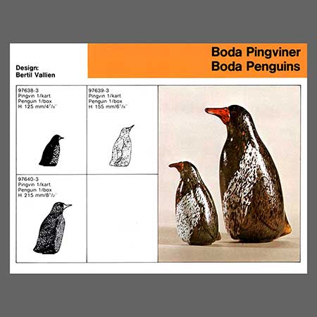 Bertil Vallien – Boda Penguins from Boda